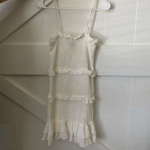 Bella & Bloom White Ruffle Dress